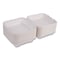 Eco-Products Vanguard Renewable and Compostable Sugarcane Clamshells, White, PK200 EP-HC81NFA - alternate 5